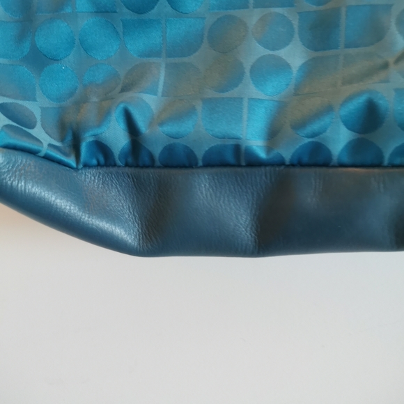 Kate Spade turquoise canvas tote bag - Picture 10 of 15